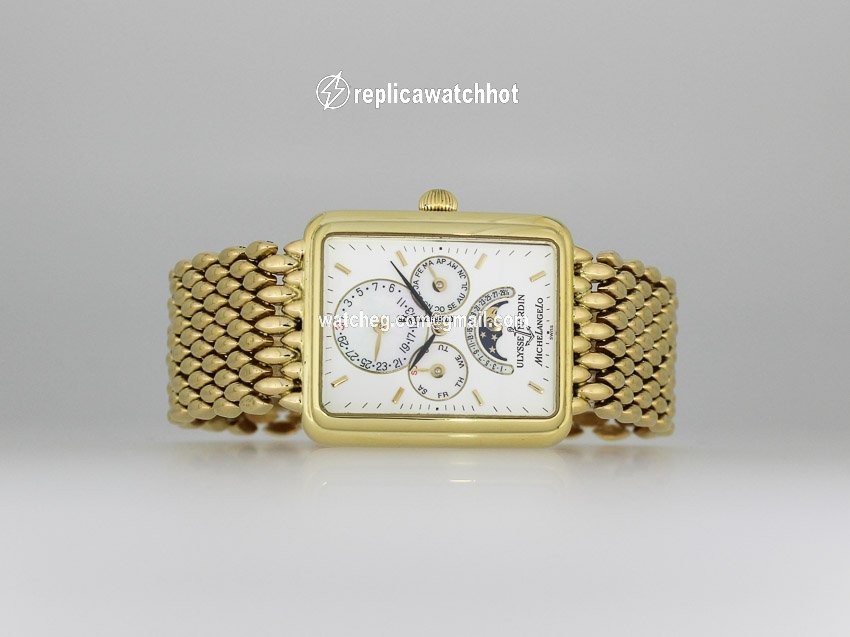 Ulysse Nardin Michelangelo Mens watch Unisex Automatic Yellow gold 161-42 3