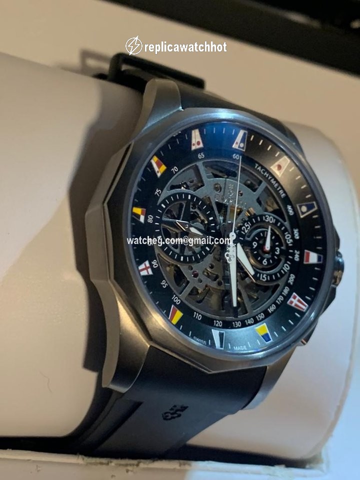 Corum Admirals Cup Mens watch Unisex Automatic Titanium 404.100.04 F371 AN10 3