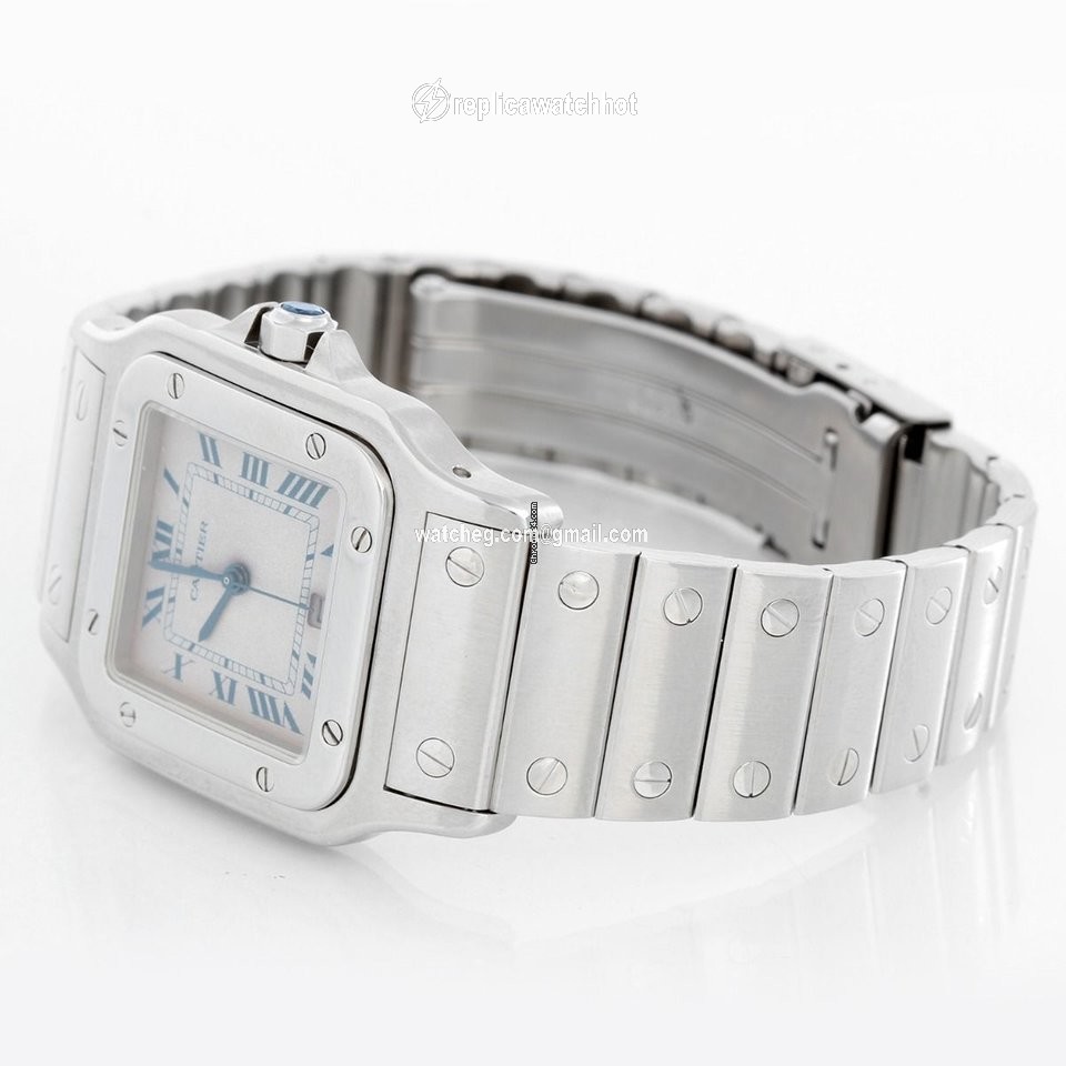 Cartier Santos Galbee Mens watch Unisex Quartz Steel W20060D6 1564 3