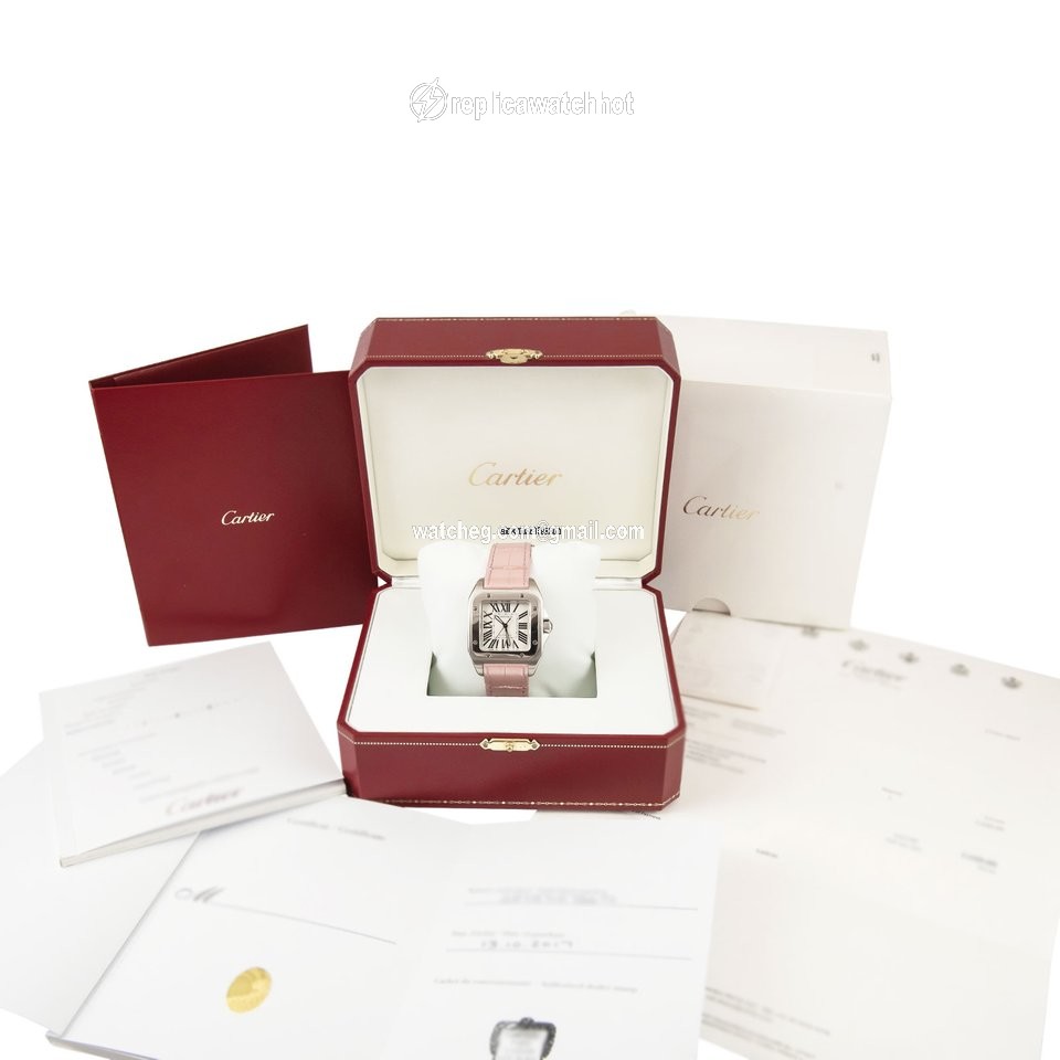 Cartier Santos 100 Womens watch Automatic Steel W20126X8 3
