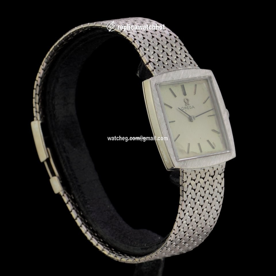 Omega Womens watch Manual winding White gold Ref: 111061 3