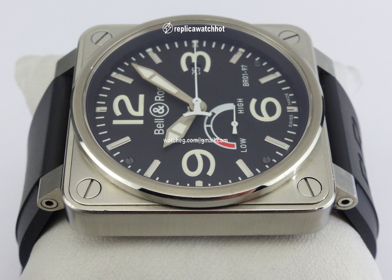 Bell & Ross BR 01-97 Reserve de Marche Mens watch Unisex Automatic Steel BR01-97-S 3