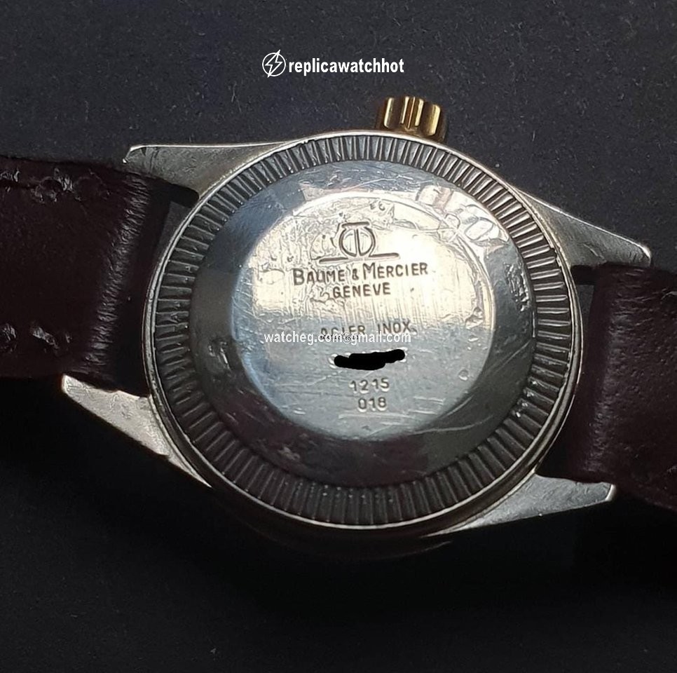 Baume & Mercier Mens watch Unisex Automatic Gold Steel 1215 3