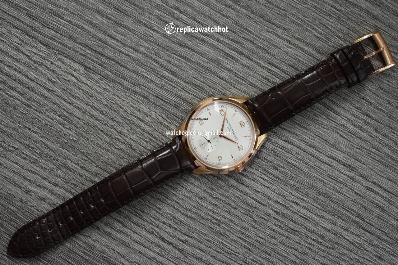 Baume & Mercier Clifton Mens watch Unisex Manual winding Red gold 10060 3