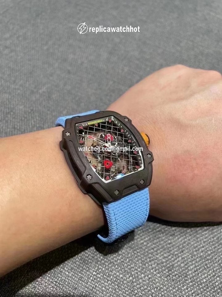 Richard Mille RM 027 Mens watch Unisex Automatic Richard Mille Rafael Nadal RM 27-04 Tourbillon TitaCarb Limited to 50pcs Worldwide 3