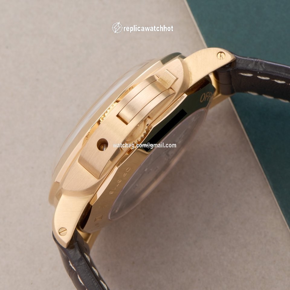 Panerai Luminor 1950 8 Days GMT Mens watch Unisex Manual winding Rose gold PAM00576 3