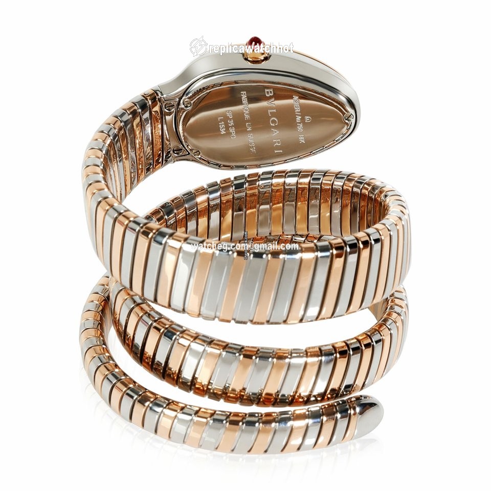 Bulgari Serpenti Womens watch Quartz Gold Steel 102099 SP 35 SPG 3