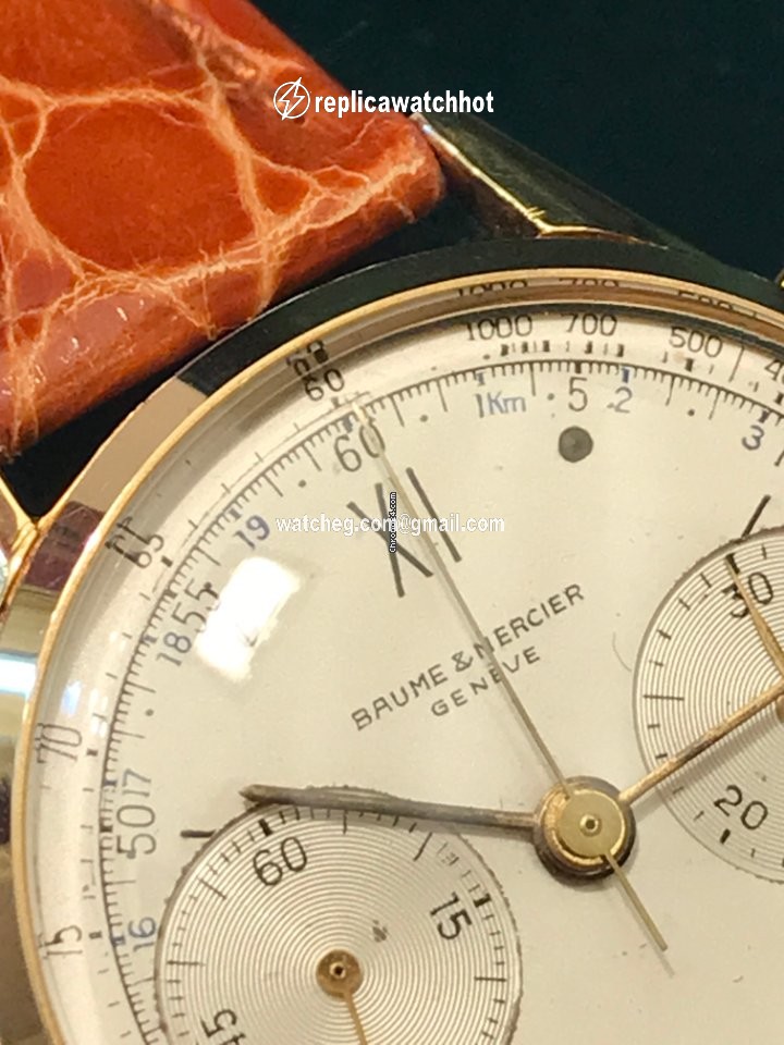 Baume & Mercier Mens watch Unisex Manual winding Yellow gold Baume & mercier chrono 3