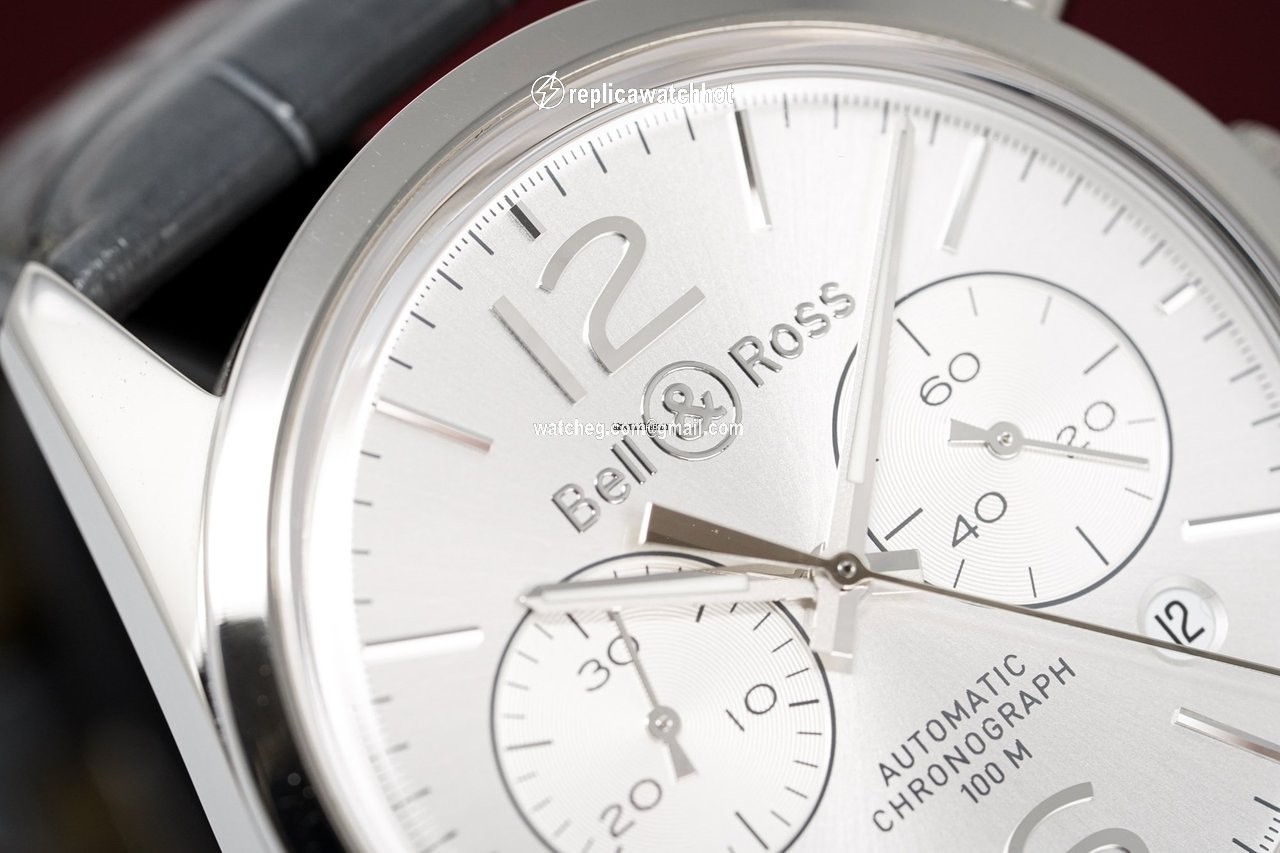 Bell & Ross Vintage Automatic Steel BRG126.WH.ST.SCR 3