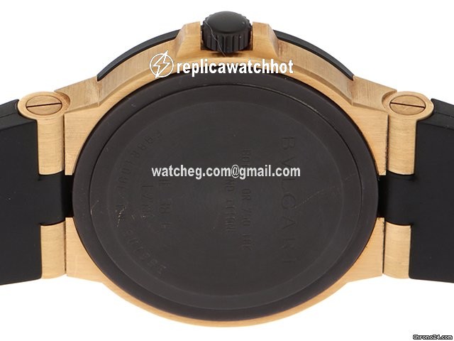 Bulgari Diagono Mens watch Unisex Automatic Yellow gold AL38G 3