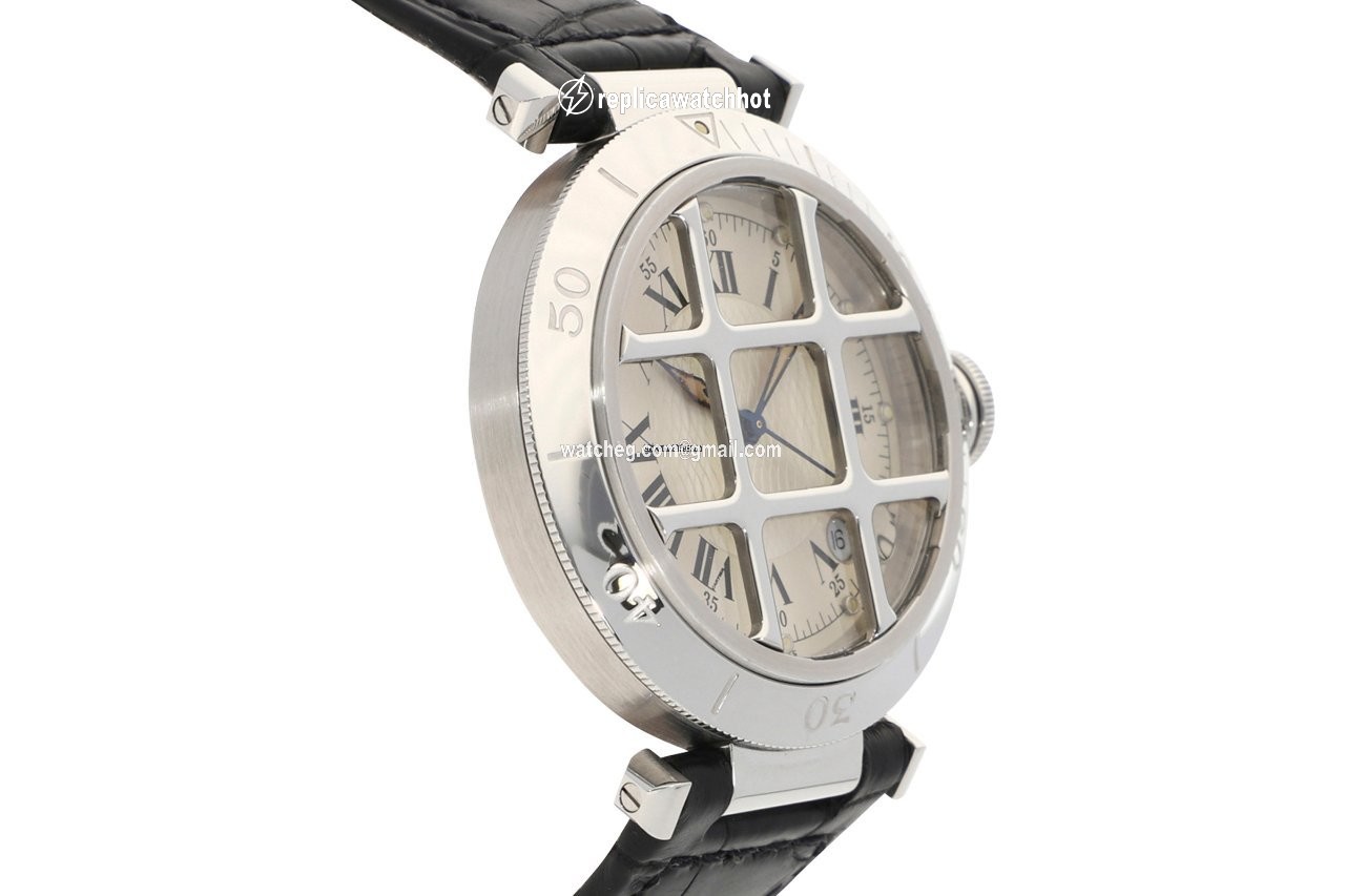 Cartier Pasha Mens watch Unisex Automatic Steel W3102255 3