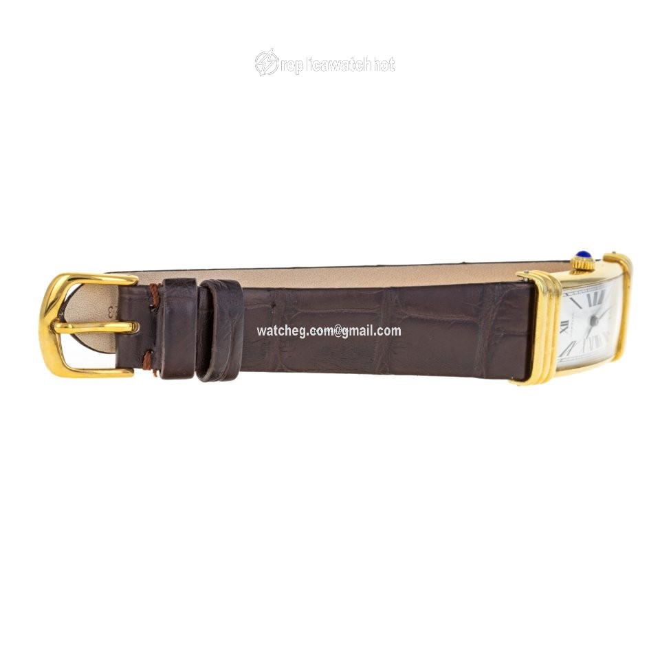 Cartier Tank Mens watch Unisex Manual winding Yellow gold 864 3