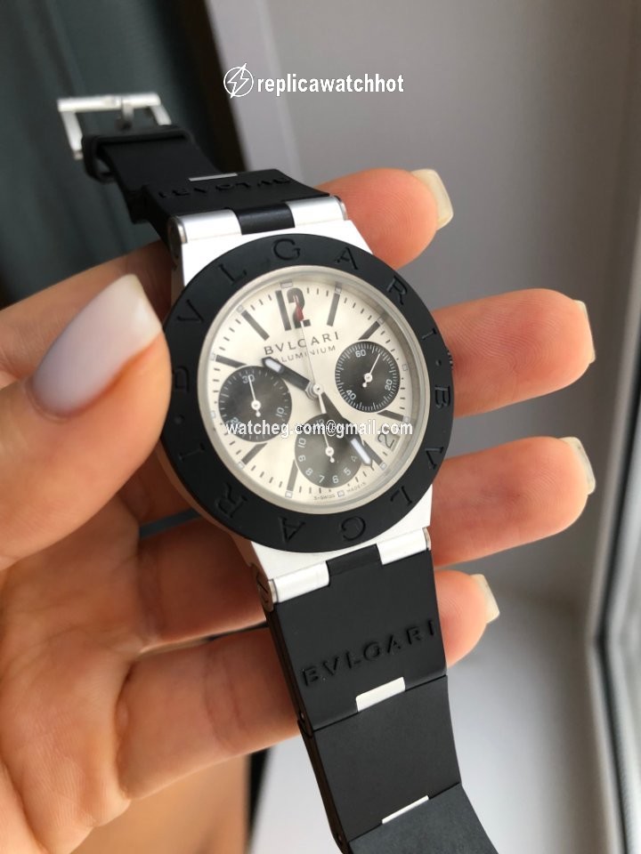 Bulgari Diagono Mens watch Unisex Automatic Aluminum AC 38 TA 3