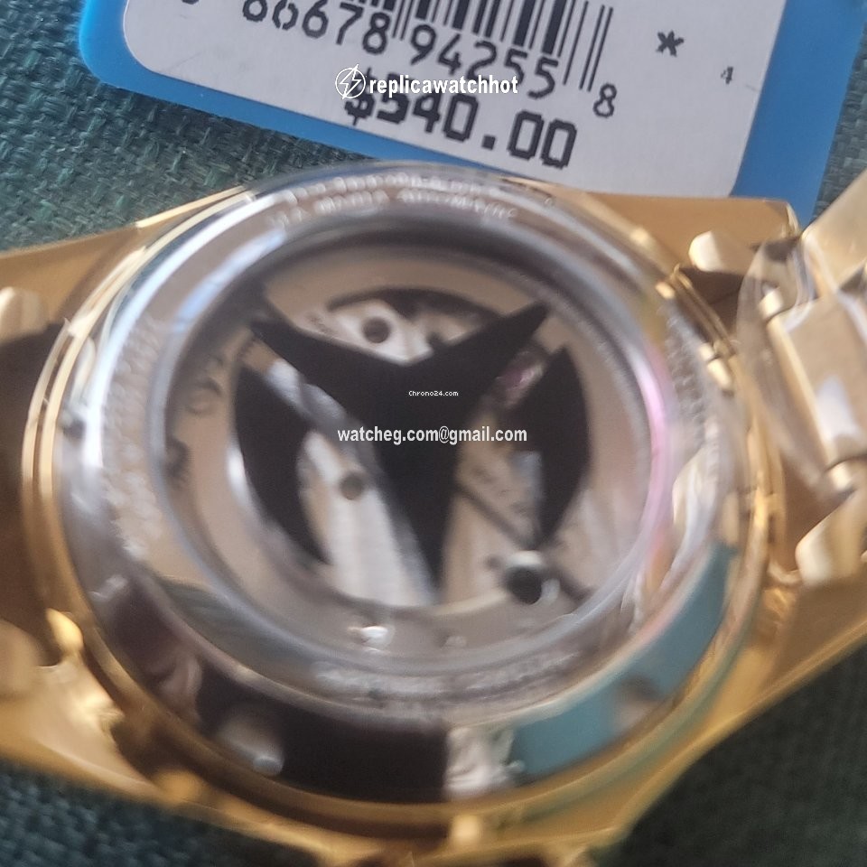 Technomarine Mens watch Unisex Automatic Gold Steel TM-219083 3