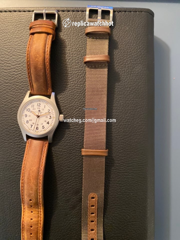 Hamilton Khaki Field Mens watch Unisex Manual winding Steel H69439411 3