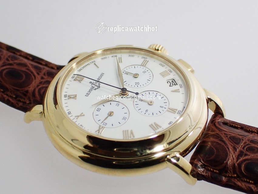 Ulysse Nardin Mens watch Unisex Automatic Yellow gold 421-22 3