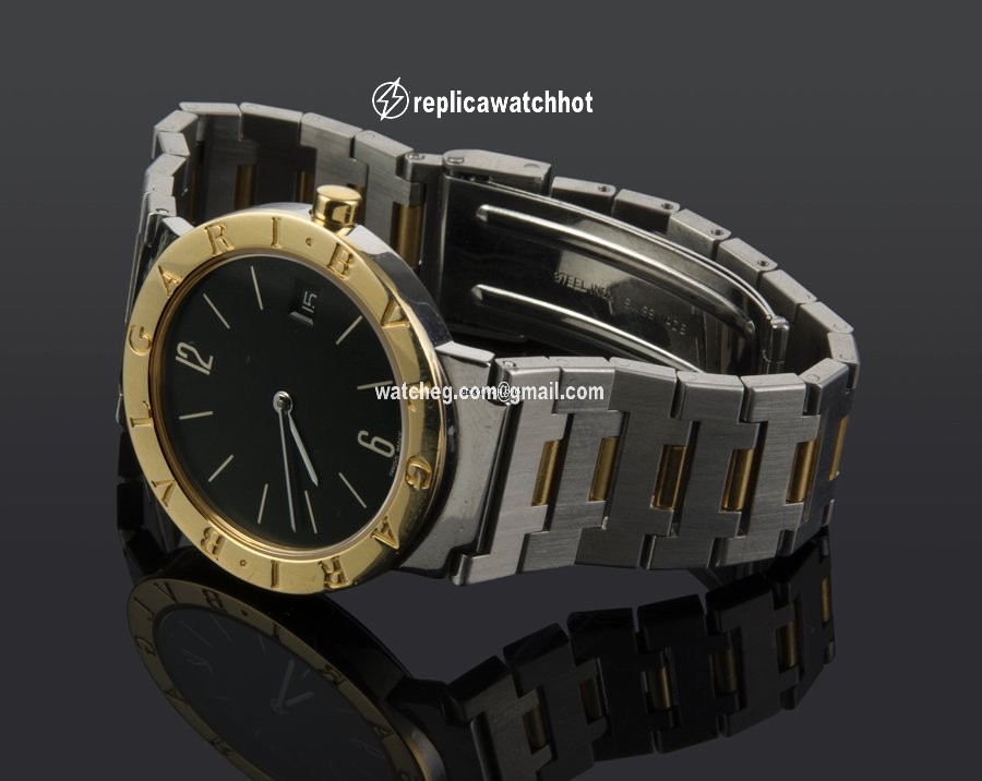 Bulgari Bulgari Mens watch Unisex Quartz Gold Steel BB 38 SGD 3
