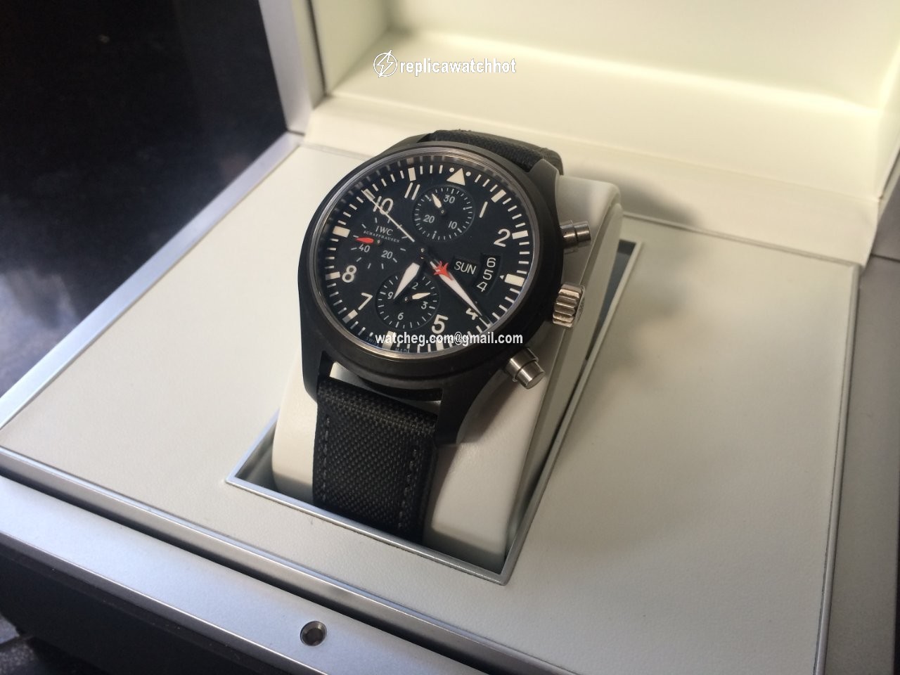 IWC Pilot Chronograph Top Gun Mens watch Unisex Automatic Ceramic 3663058 3