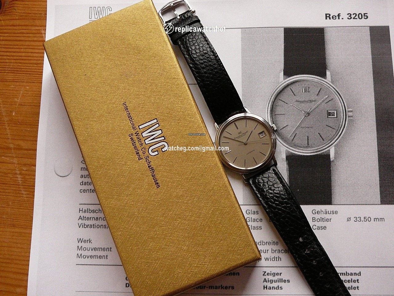 IWC Mens watch Unisex Automatic Steel 3205 3