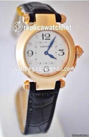 Cartier Pasha Womens watch Quartz Yellow gold WJ11891 3