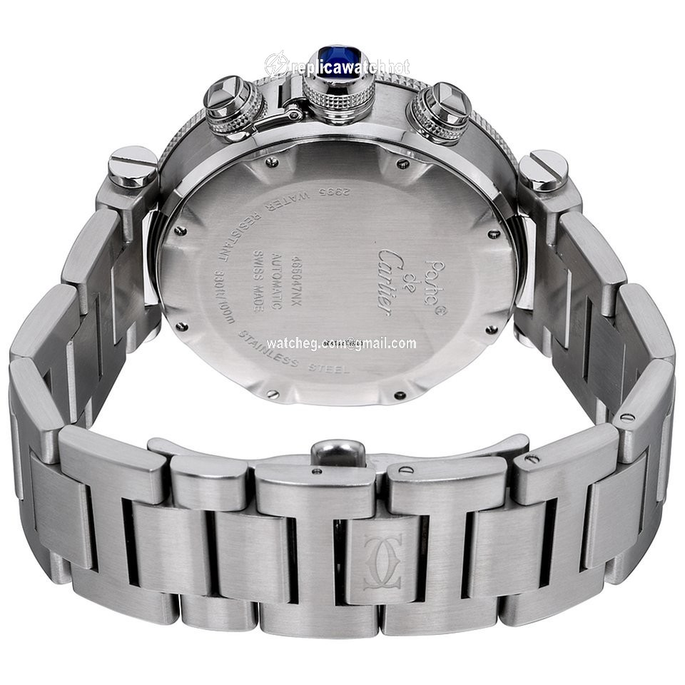 Cartier Pasha Seatimer Mens watch Unisex Automatic Steel W31089M7 3