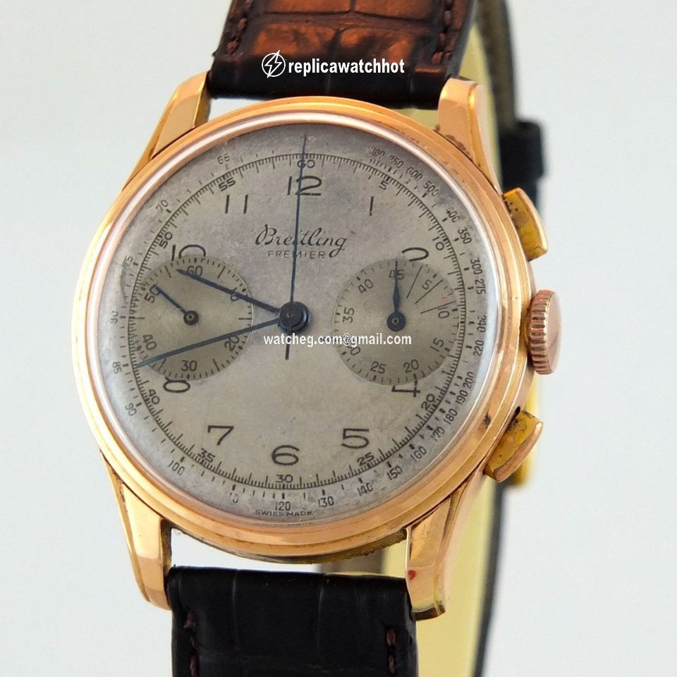 Breitling Mens watch Unisex Manual winding Rose gold 782 3