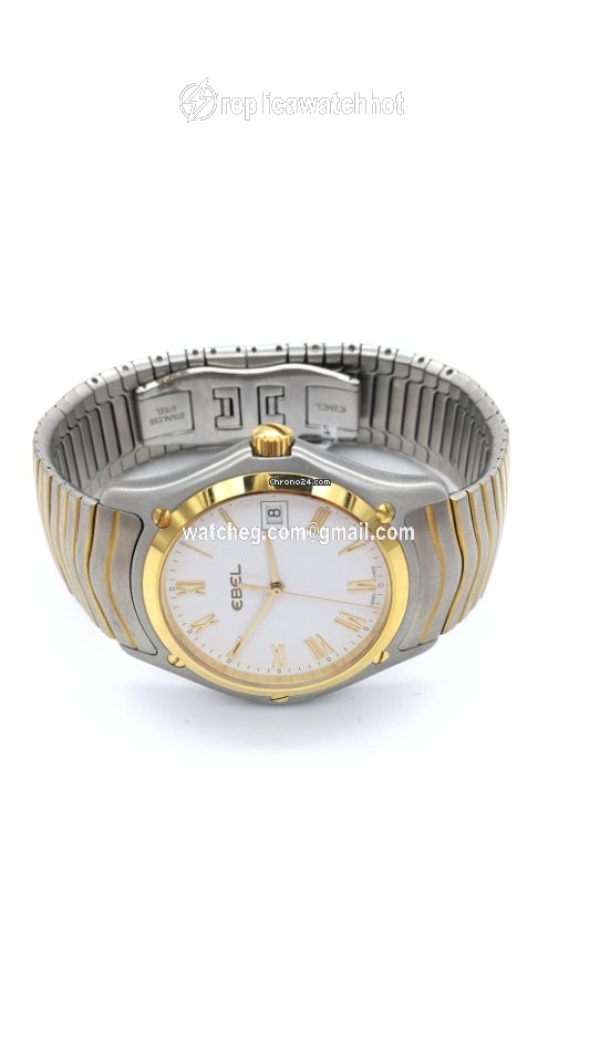 Ebel Classic Mens watch Unisex Quartz Gold Steel 1255F41 3