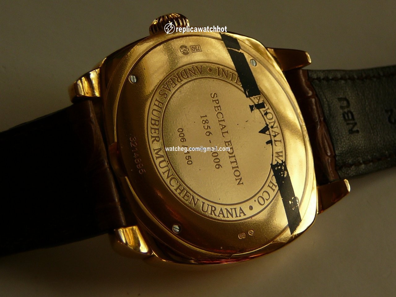IWC Mens watch Unisex Manual winding Red gold 2555-01 3
