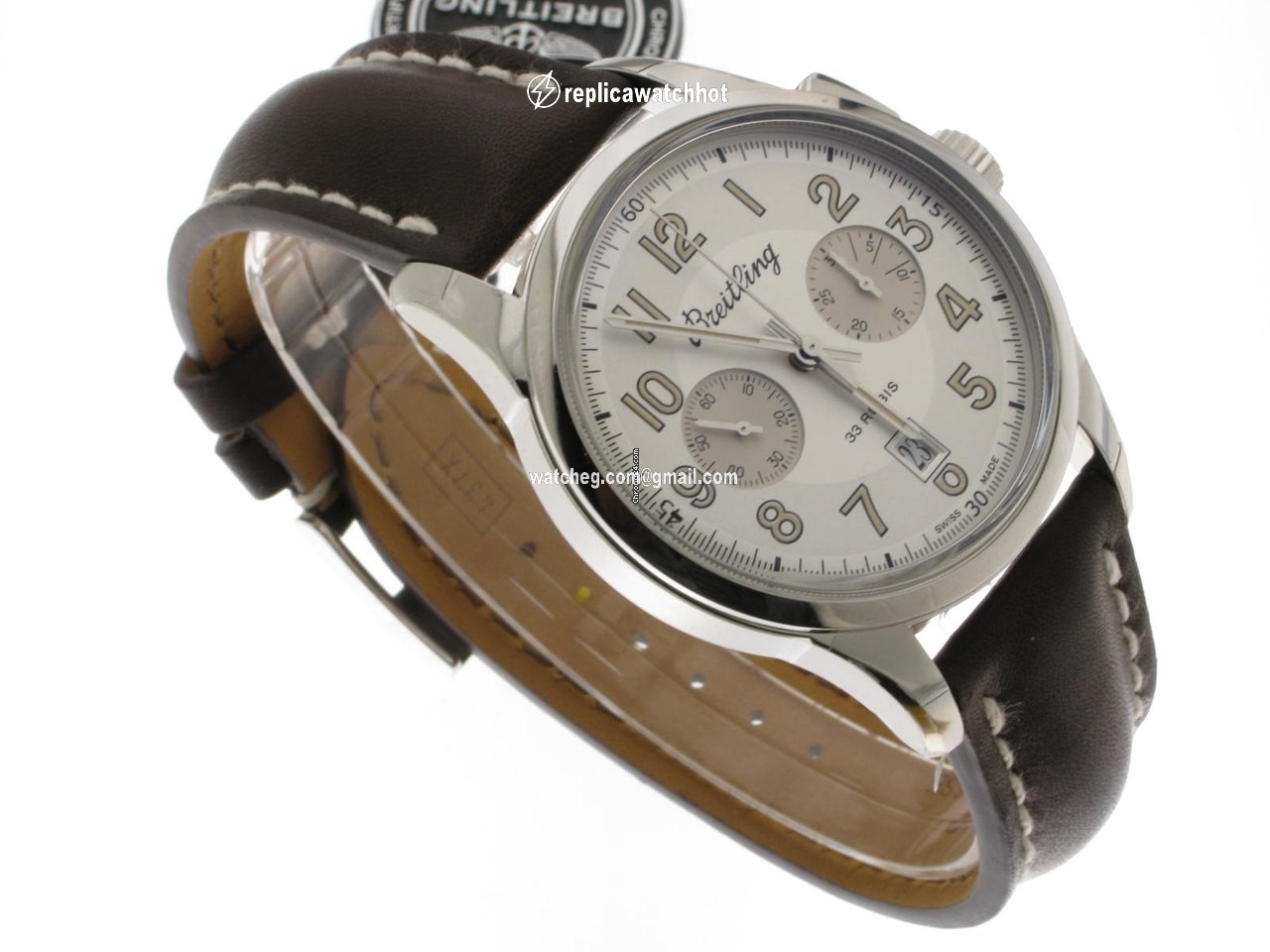 Breitling Transocean Chronograph 1915 Mens watch Unisex Automatic Steel AB141112 G799 437X 3