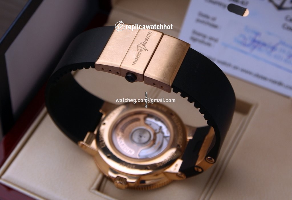 Ulysse Nardin Marine Chronometer Manufacture Mens watch Unisex Automatic Rose gold 1186-126-3 62 3