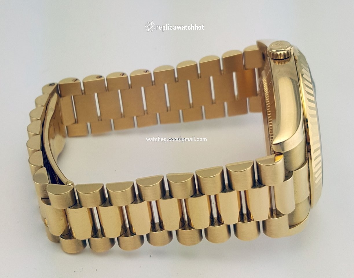 Rolex Day-Date II Mens watch Unisex Yellow gold Automatic 218238 bkwap 3