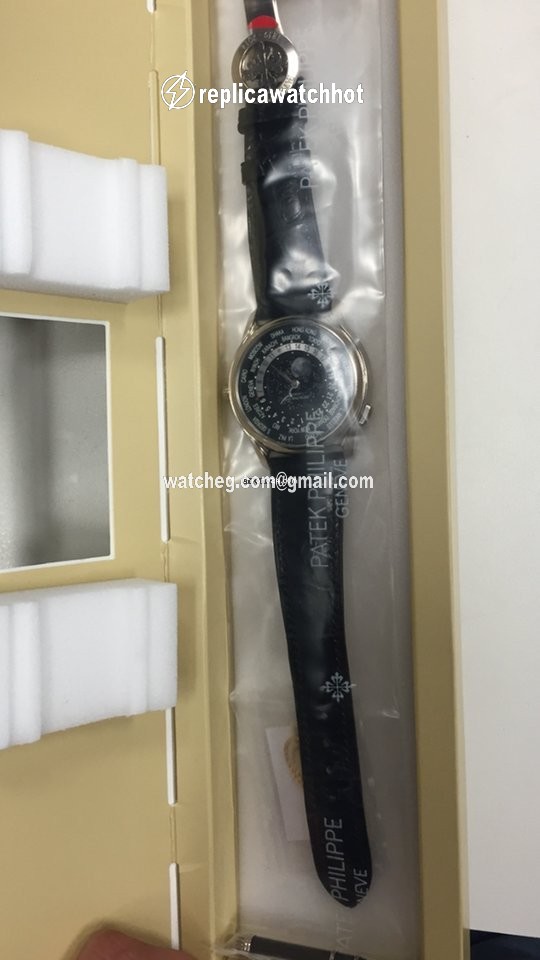 Patek Philippe World Time Mens watch Unisex Automatic White gold 5575G 5575G-001 3