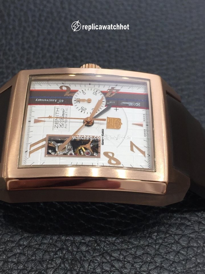 Zenith Mens watch Unisex Automatic Rose gold 18 0550 4021 3