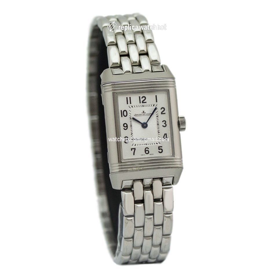 Jaeger-LeCoultre Reverso Classic Small Duetto Womens watch Manual winding Steel Q2668130 or 2668130 3