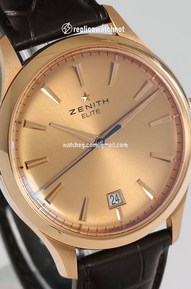 Zenith Captain Central Second Mens watch Unisex Automatic Rose gold 18.2020.670 3
