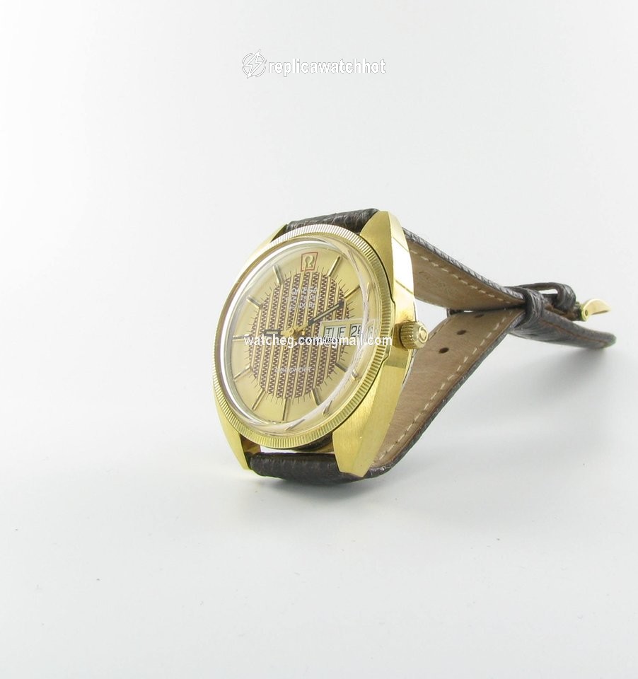 Omega Mens watch Unisex Quartz Gold Steel 1980045 3
