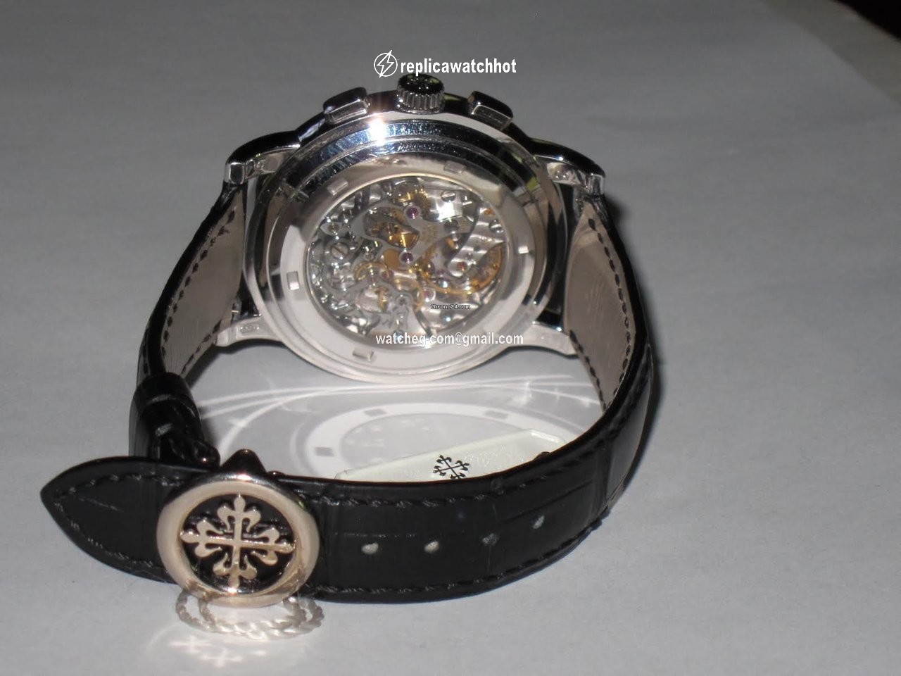 Patek Philippe Chronograph Mens watch Unisex Automatic White gold 5070G 3