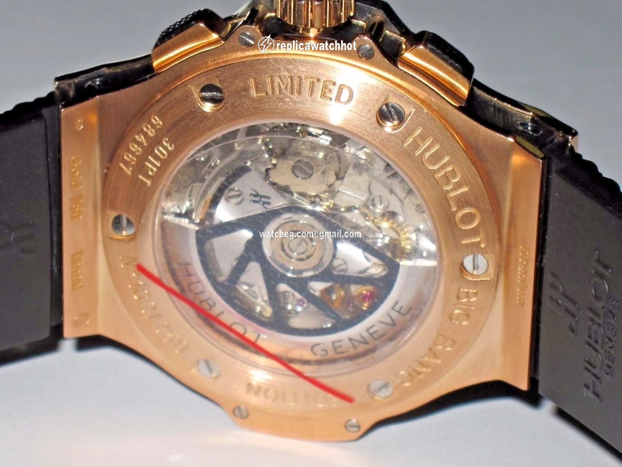 Hublot Big Bang 44 mm Mens watch Unisex Automatic Rose gold 301.PT.401.RX 3