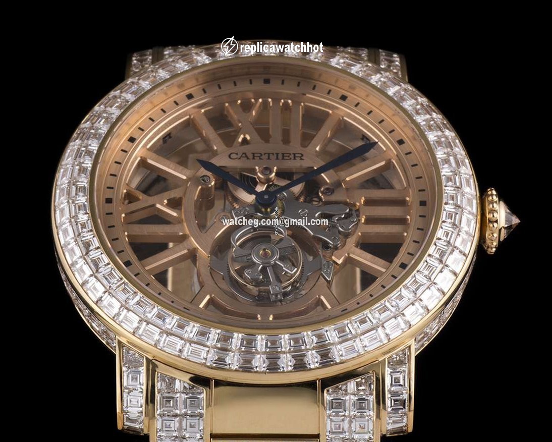 Cartier Rotonde de Cartier Mens watch Unisex Manual winding Rose gold CRHPI00507 3