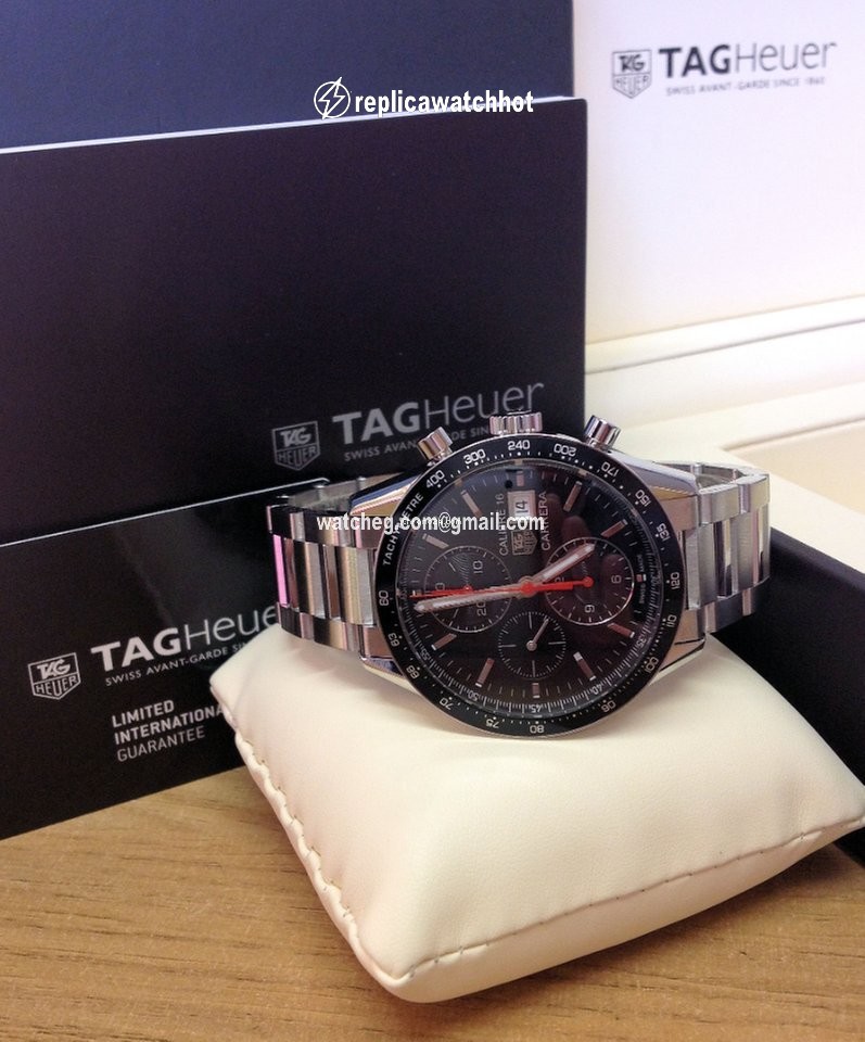 TAG Heuer Carrera Calibre 16 Mens watch Unisex Automatic Steel CV201AK 3