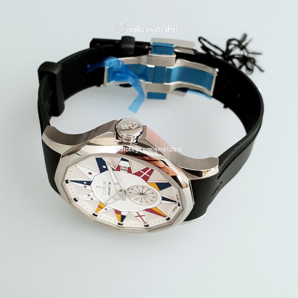 Corum Admirals Cup Legend 42 Mens watch Unisex Automatic Steel 395.101.20 F371.AA12 3