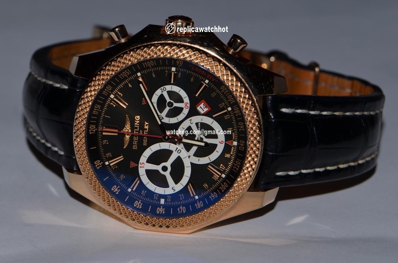Breitling Bentley Barnato Mens watch Unisex Automatic Rose gold R25366 3