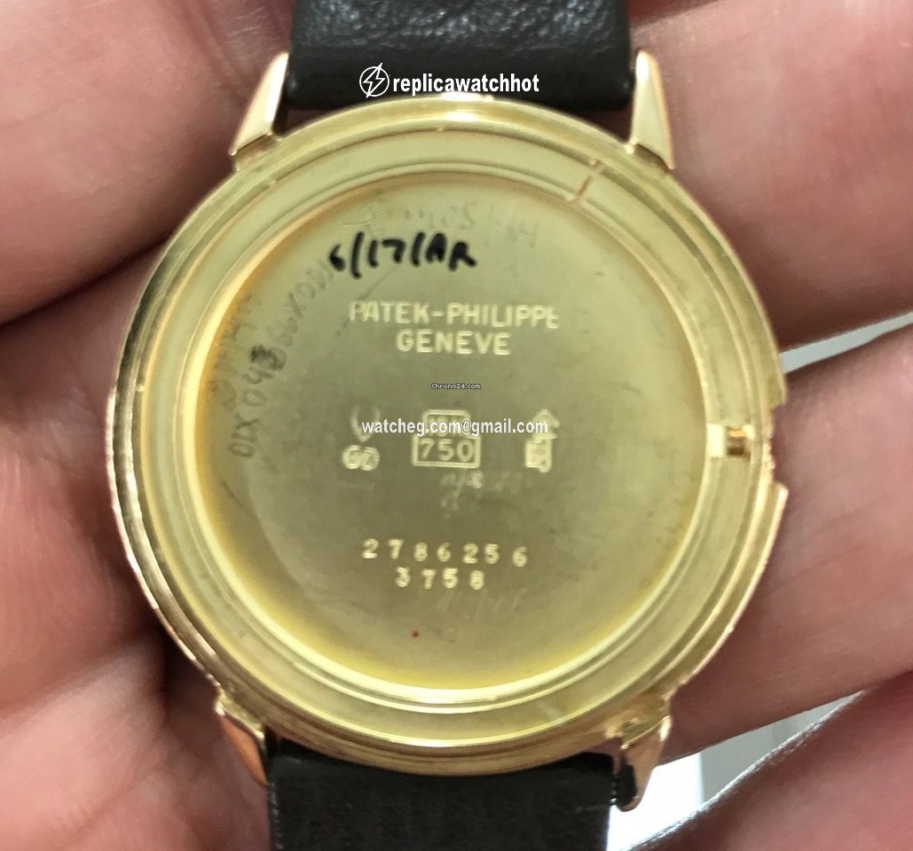 Patek Philippe Calatrava Mens watch Unisex Manual winding Yellow gold 3758J 3