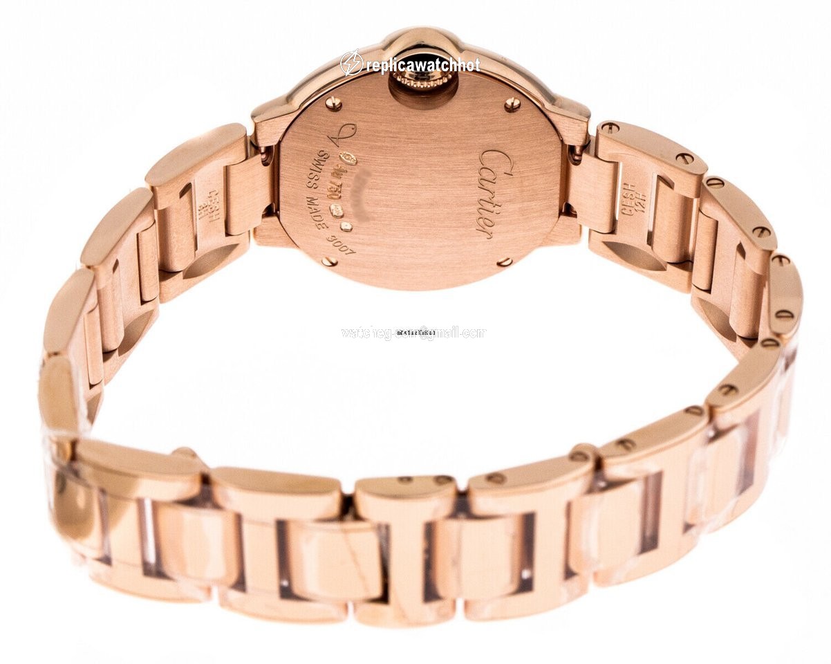 Cartier Ballon Bleu 28mm Quartz Rose gold W69002Z2 3