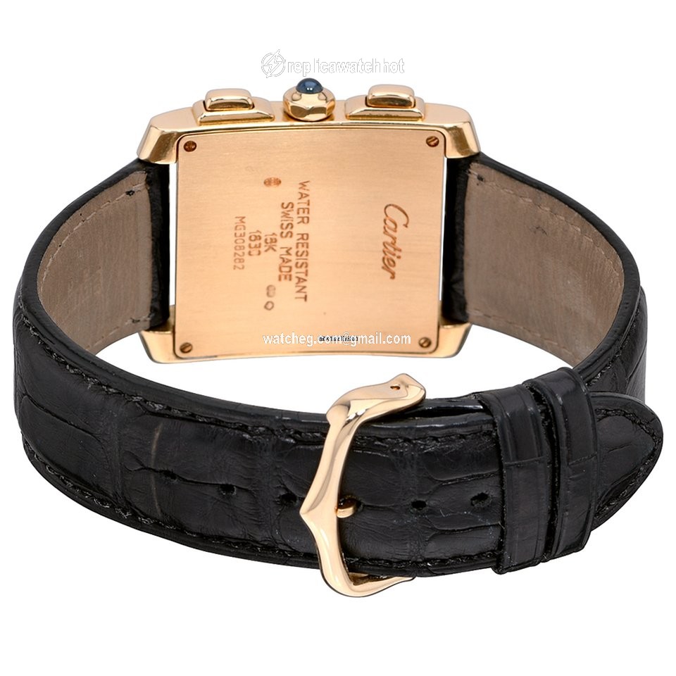 Cartier Tank Francaise Mens watch Unisex Quartz Yellow gold W5000556 3