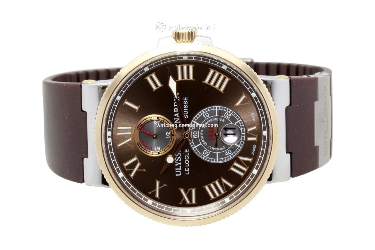 Ulysse Nardin Marine Chronometer 43mm Mens watch Unisex Automatic Gold Steel 265-67 3