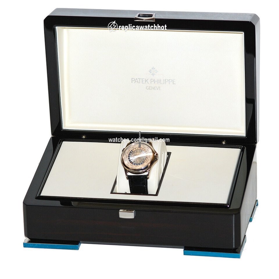 Patek Philippe World Time Mens watch Unisex Automatic White gold 5130-G 3