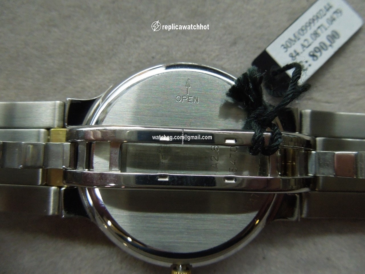 Movado Mens watch Unisex Quartz Steel Movado 84.A2.0871.0479 3