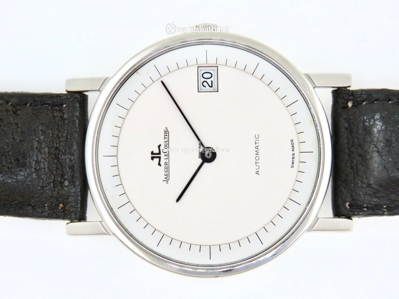 Jaeger-LeCoultre Mens watch Unisex Automatic Steel J98020 Extra Slim Automatic Case 34.5mm. Stainless Steel Men Watch 3