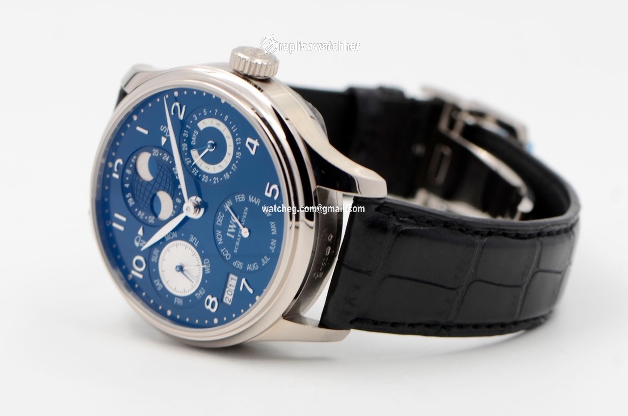 IWC Portuguese Perpetual Calendar Mens watch Unisex Automatic White gold IW502121 3